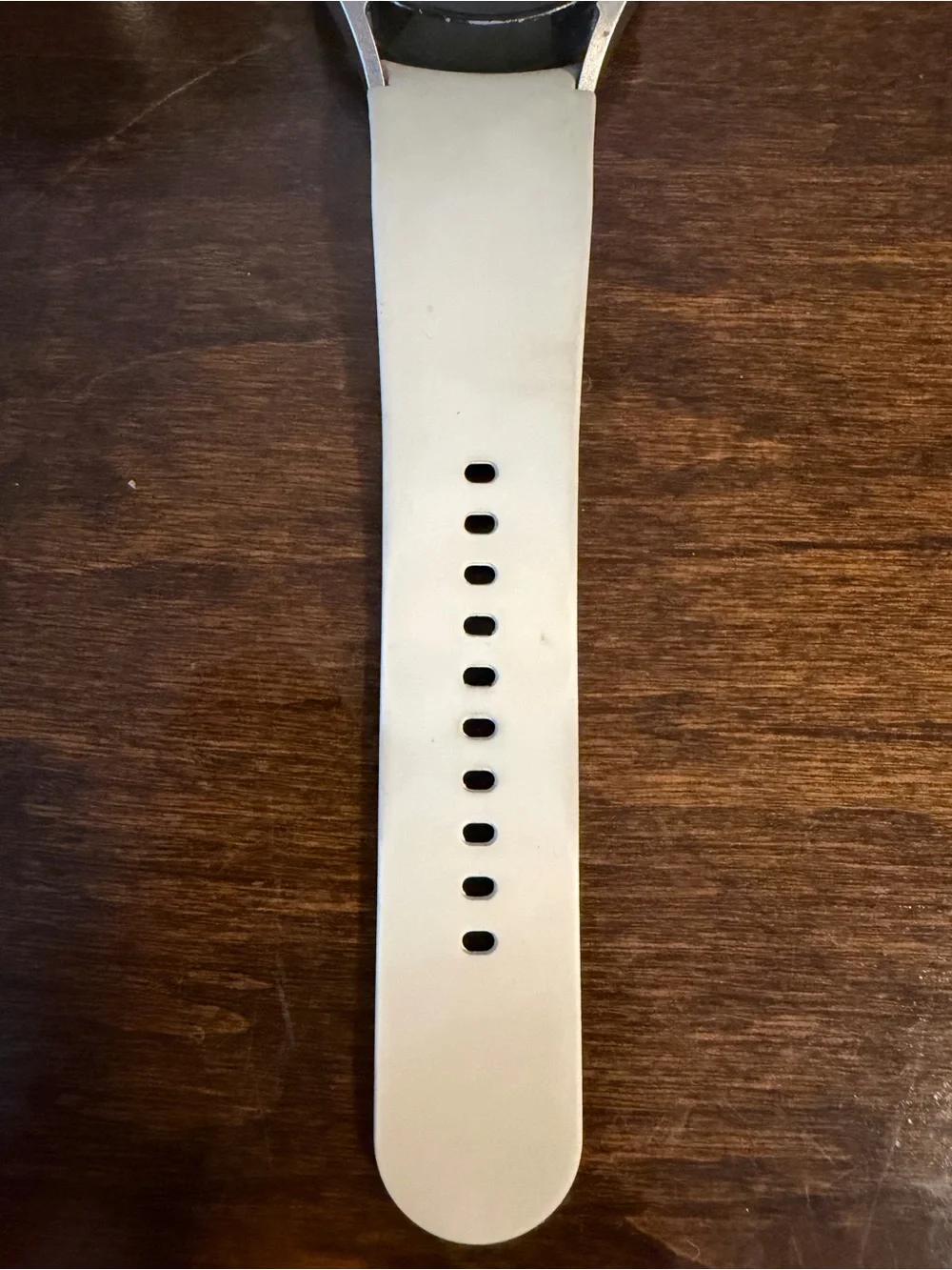 Samsung Galaxy Watch6 in Silver with Cream Band and original charger